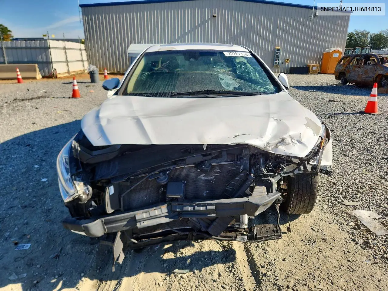 2018 HYUNDAI SONATA VIN 5NPE34AF1JH684813 — фото 5