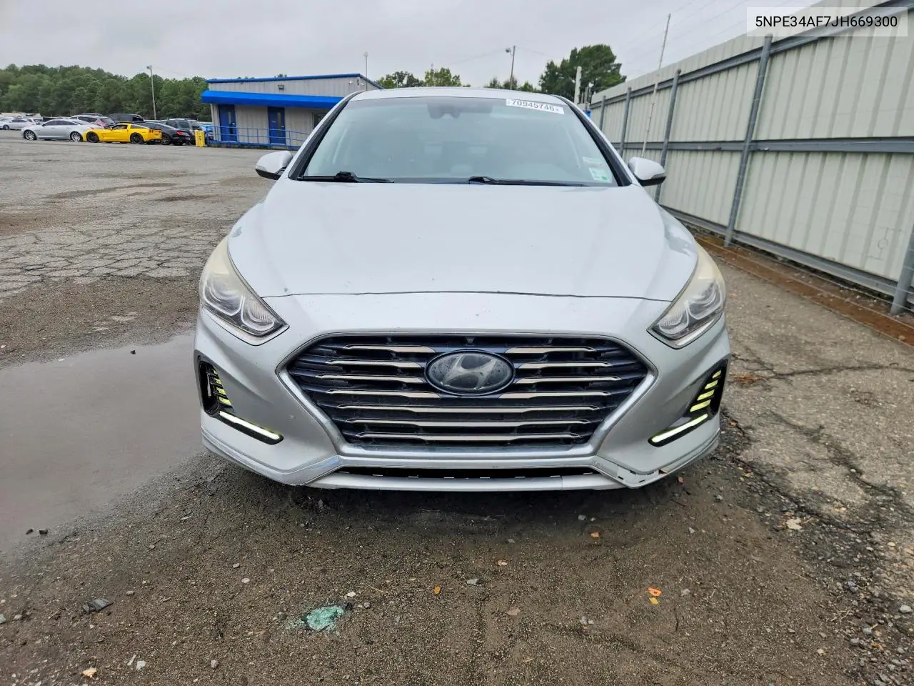 2018 HYUNDAI SONATA VIN 5NPE34AF7JH669300 — фото 5