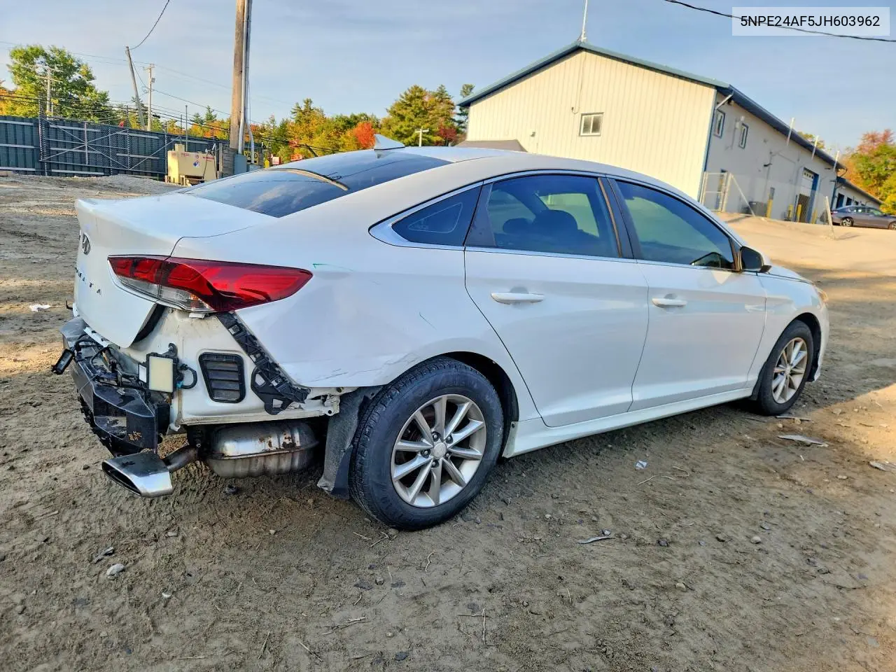 2018 HYUNDAI SONATA VIN 5NPE24AF5JH603962 — фото 3