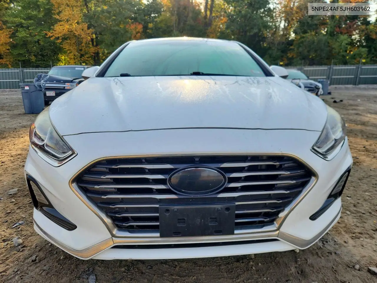 2018 HYUNDAI SONATA VIN 5NPE24AF5JH603962 — фото 5