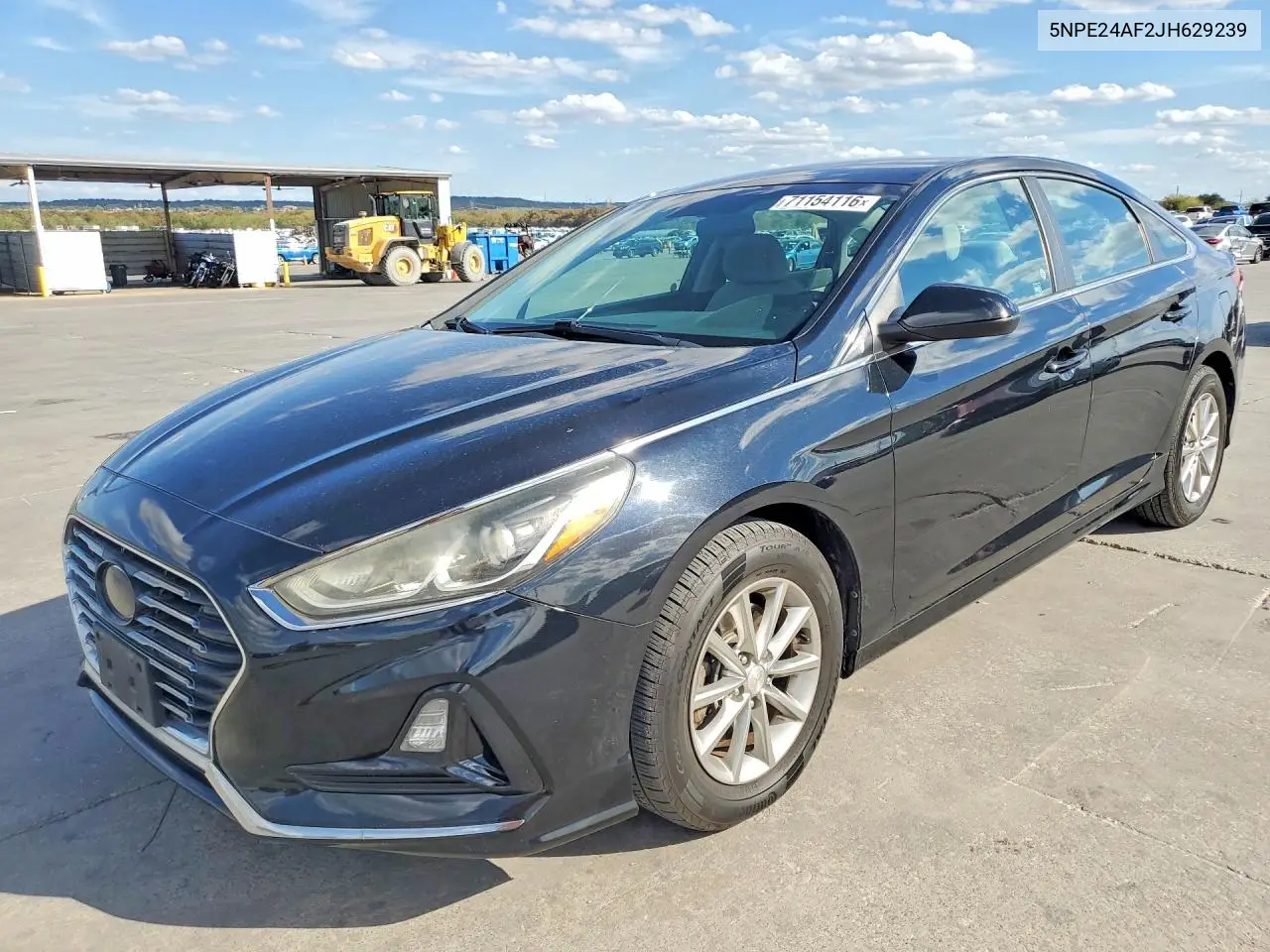 HYUNDAI SONATA 2018, VIN 5NPE24AF2JH629239