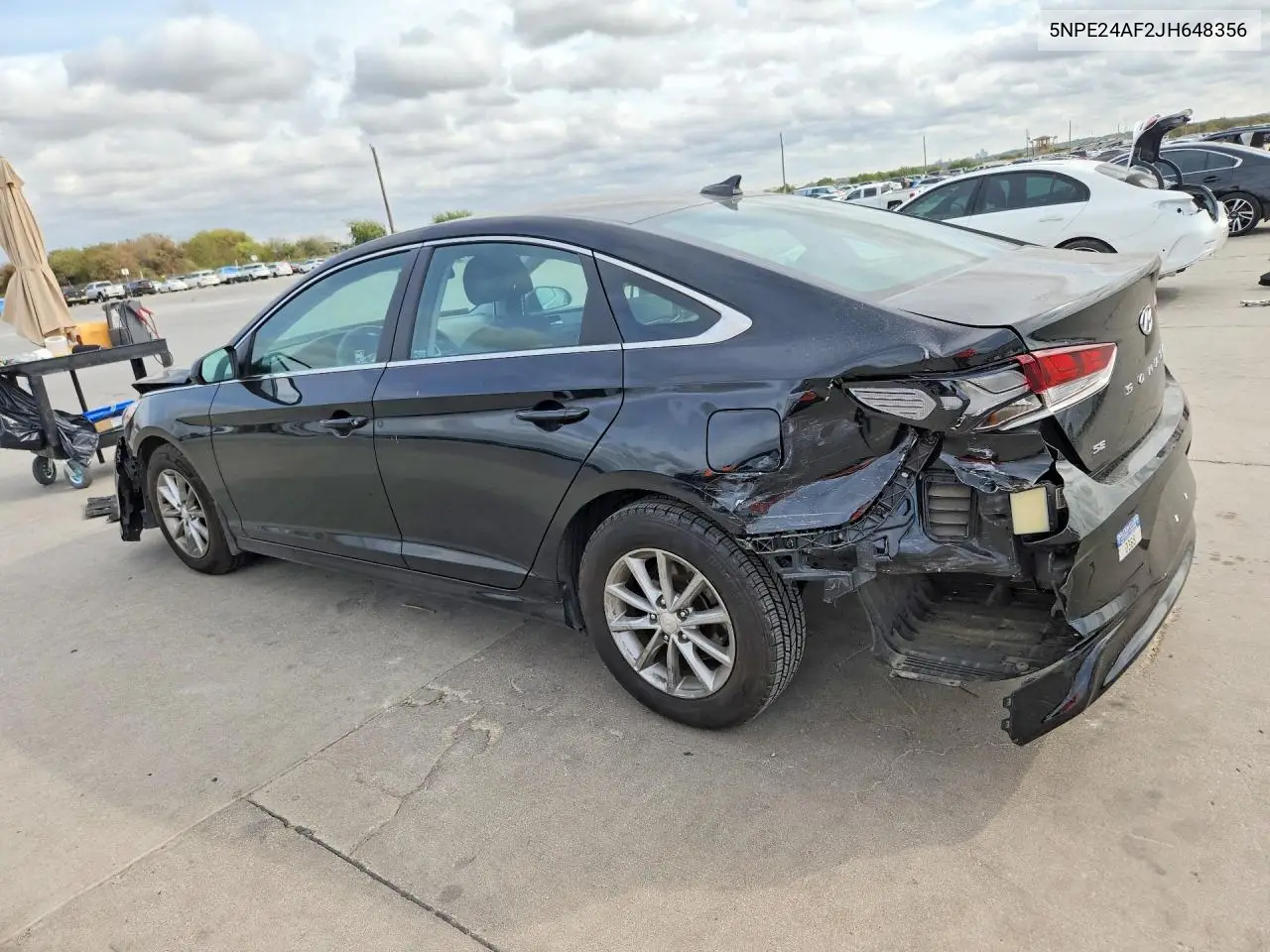 2018 HYUNDAI SONATA VIN 5NPE24AF2JH648356 — фото 2