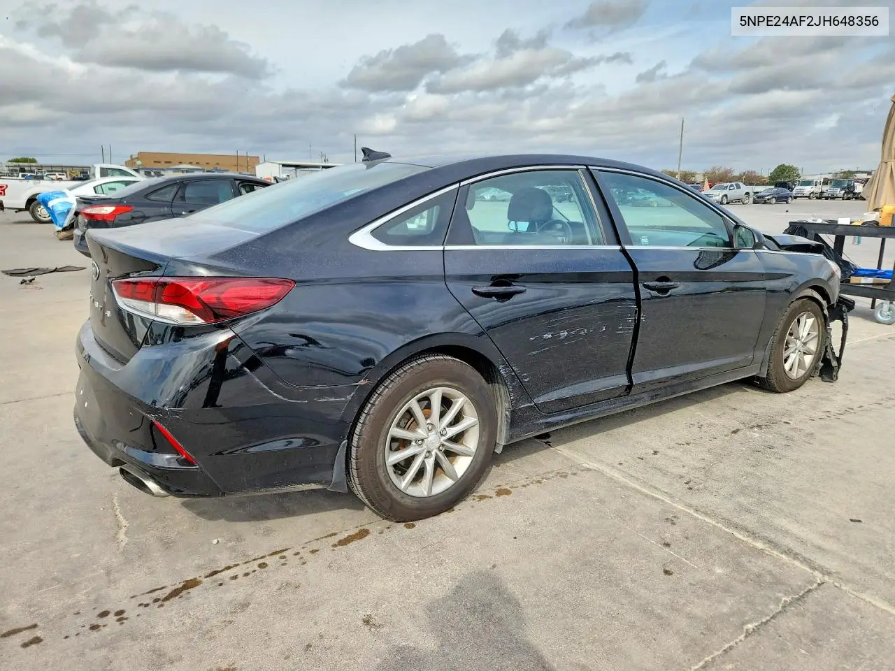 2018 HYUNDAI SONATA VIN 5NPE24AF2JH648356 — фото 3