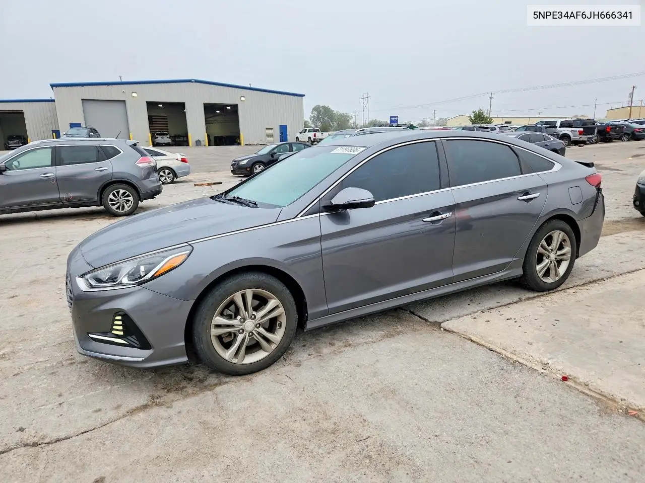 HYUNDAI SONATA 2018, VIN 5NPE34AF6JH666341