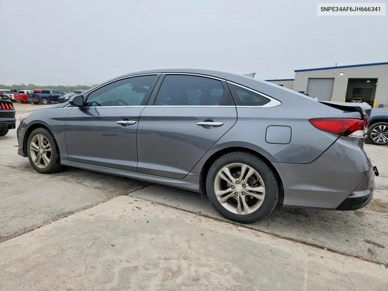 2018 HYUNDAI SONATA VIN 5NPE34AF6JH666341 — фото 2