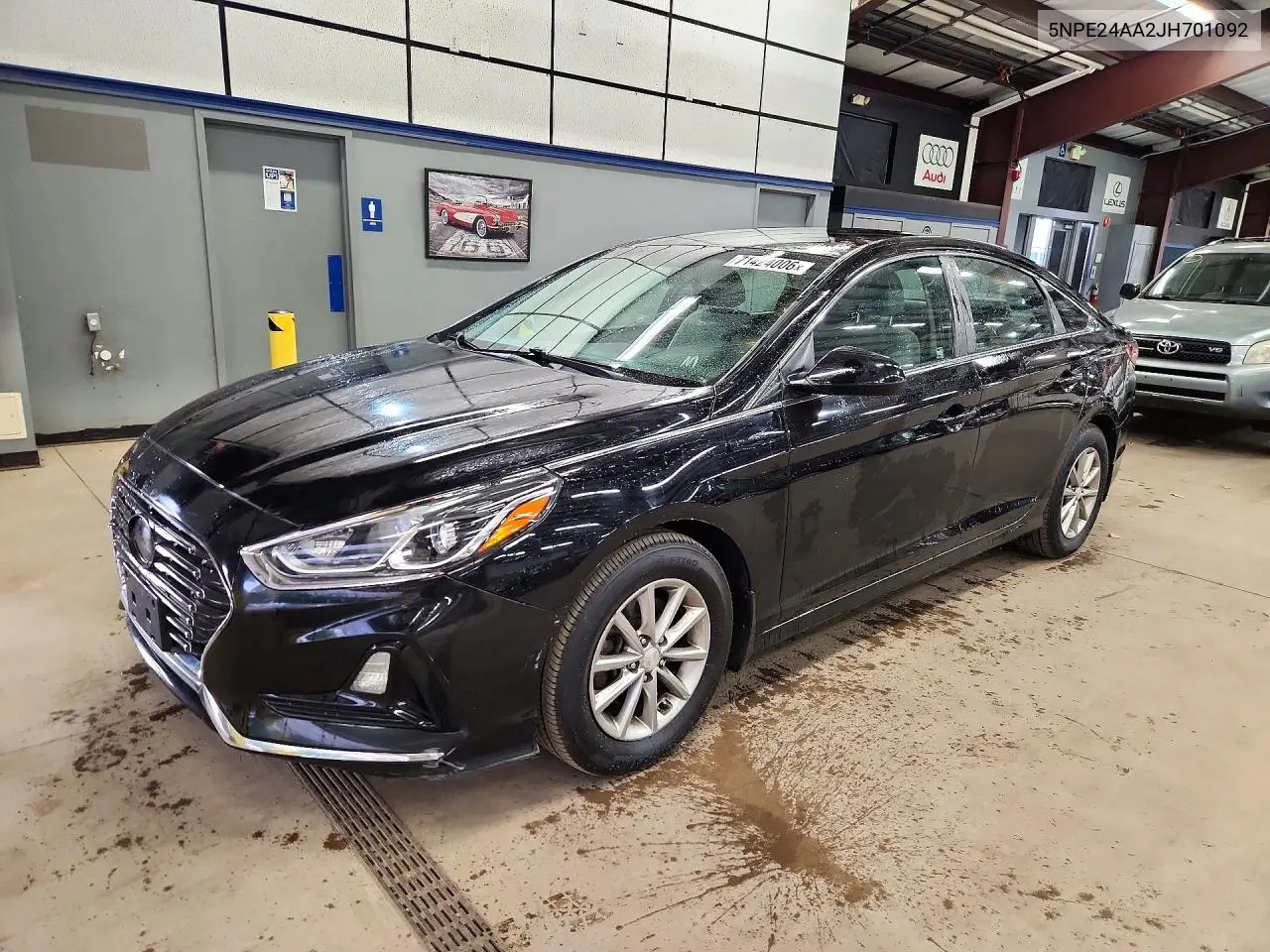 HYUNDAI SONATA 2018, VIN 5NPE24AA2JH701092