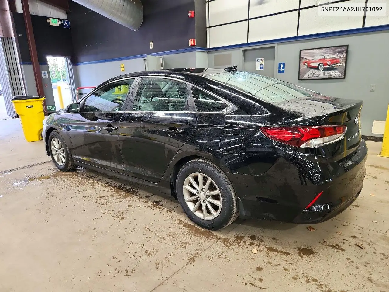 2018 HYUNDAI SONATA VIN 5NPE24AA2JH701092 — фото 2