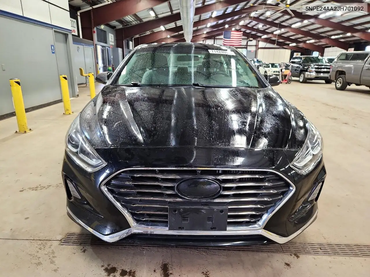 2018 HYUNDAI SONATA VIN 5NPE24AA2JH701092 — фото 5
