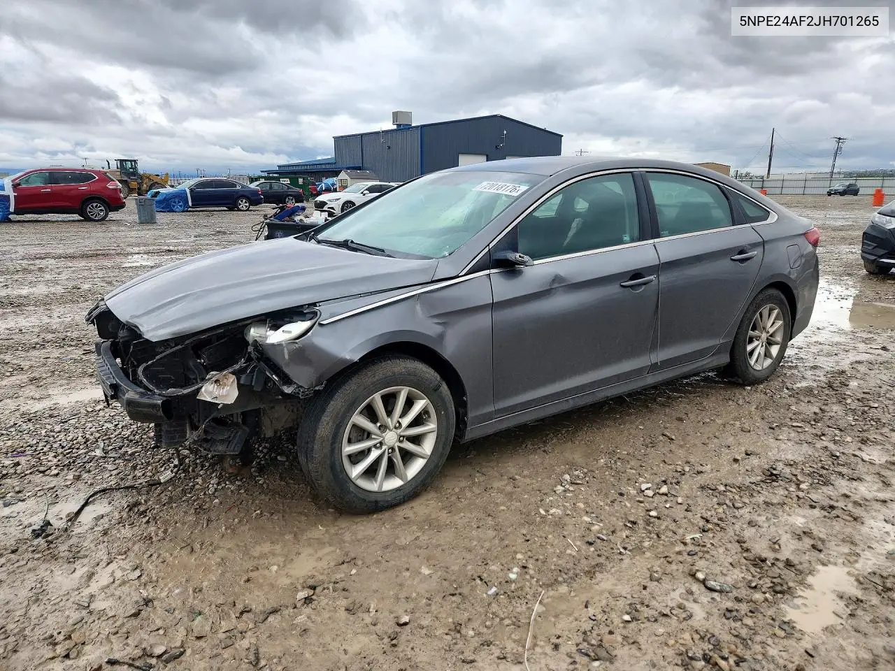 HYUNDAI SONATA 2018, VIN 5NPE24AF2JH701265