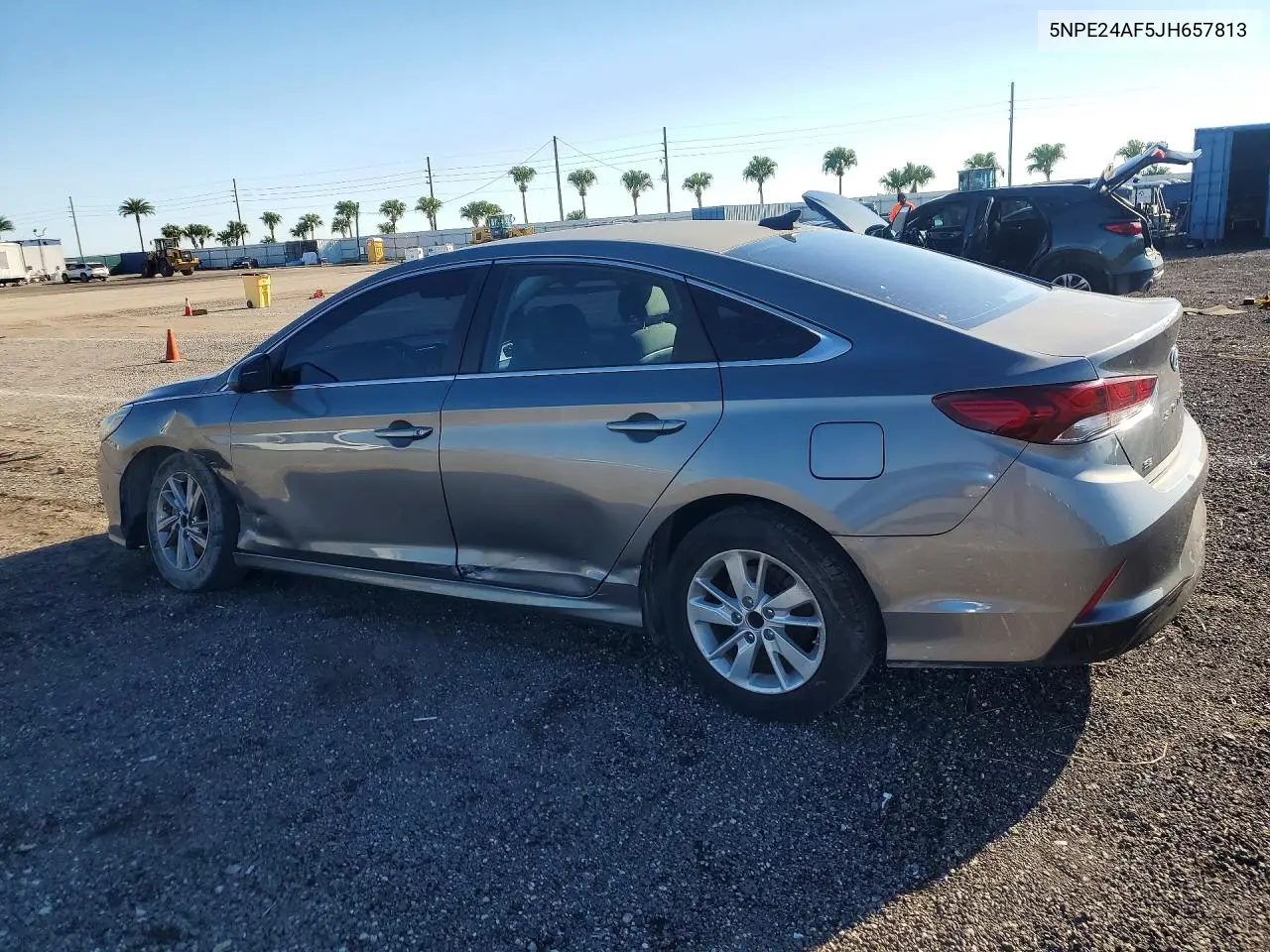 2018 HYUNDAI SONATA VIN 5NPE24AF5JH657813 — фото 2
