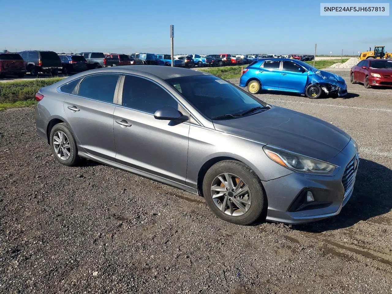 2018 HYUNDAI SONATA VIN 5NPE24AF5JH657813 — фото 4
