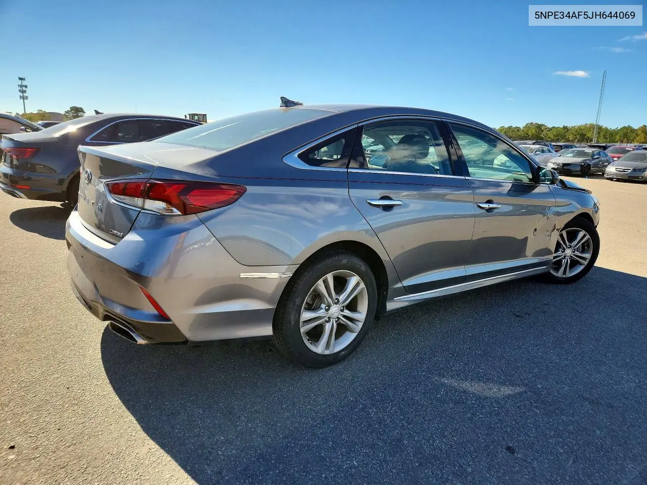 2018 HYUNDAI SONATA VIN 5NPE34AF5JH644069 — фото 3