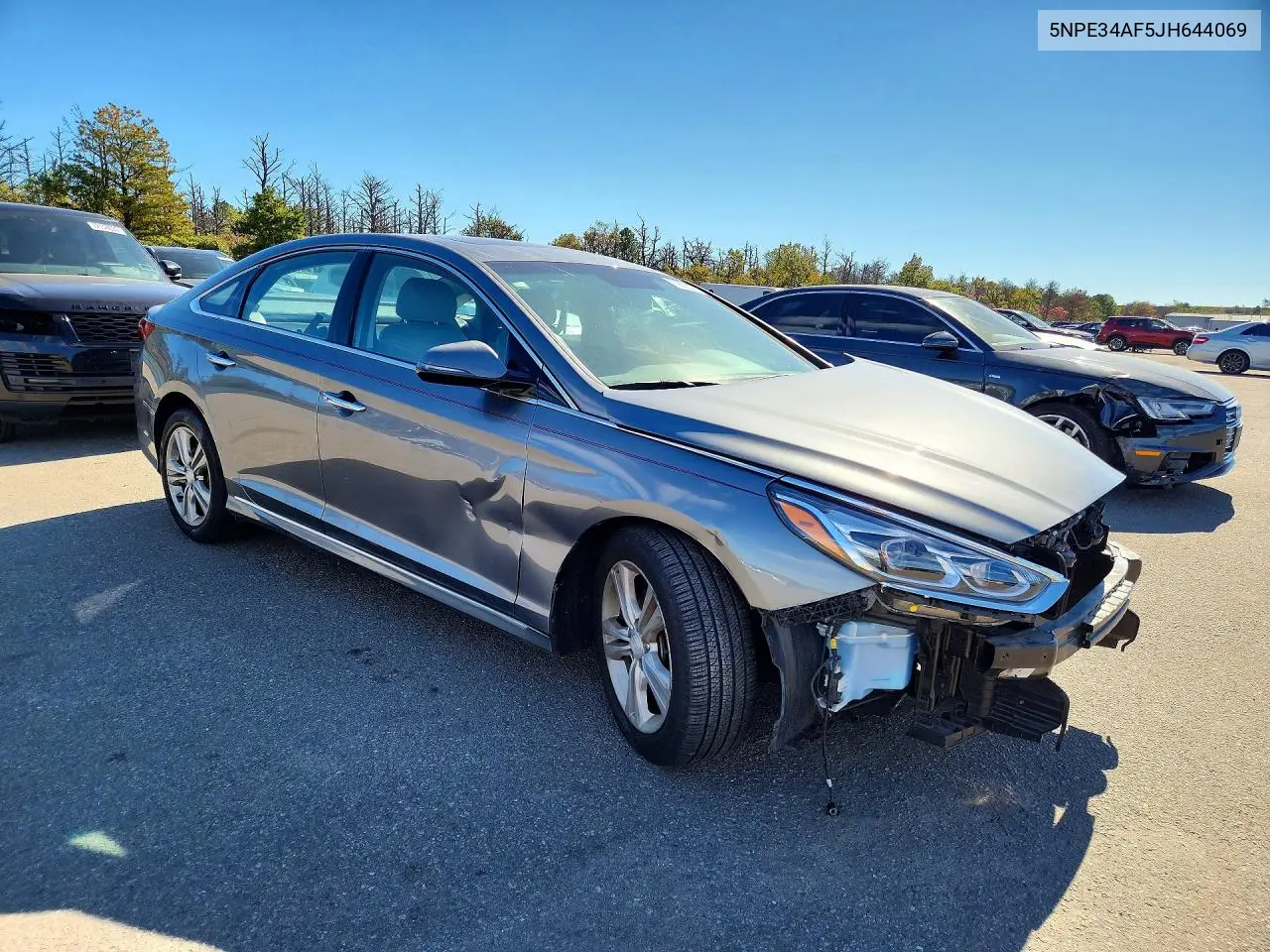 2018 HYUNDAI SONATA VIN 5NPE34AF5JH644069 — фото 4