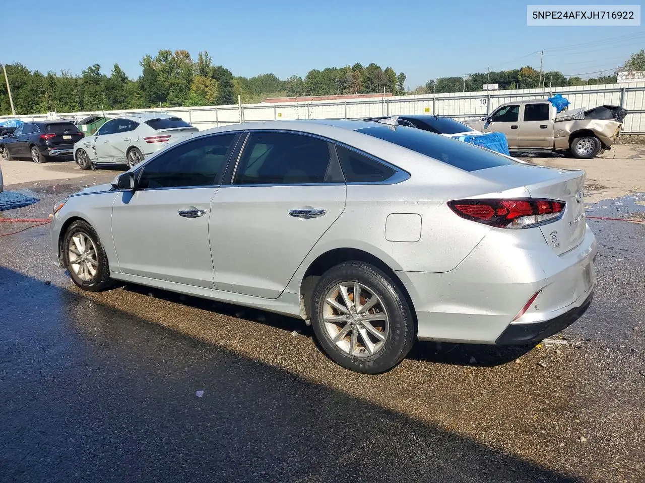 2018 HYUNDAI SONATA VIN 5NPE24AFXJH716922 — фото 2