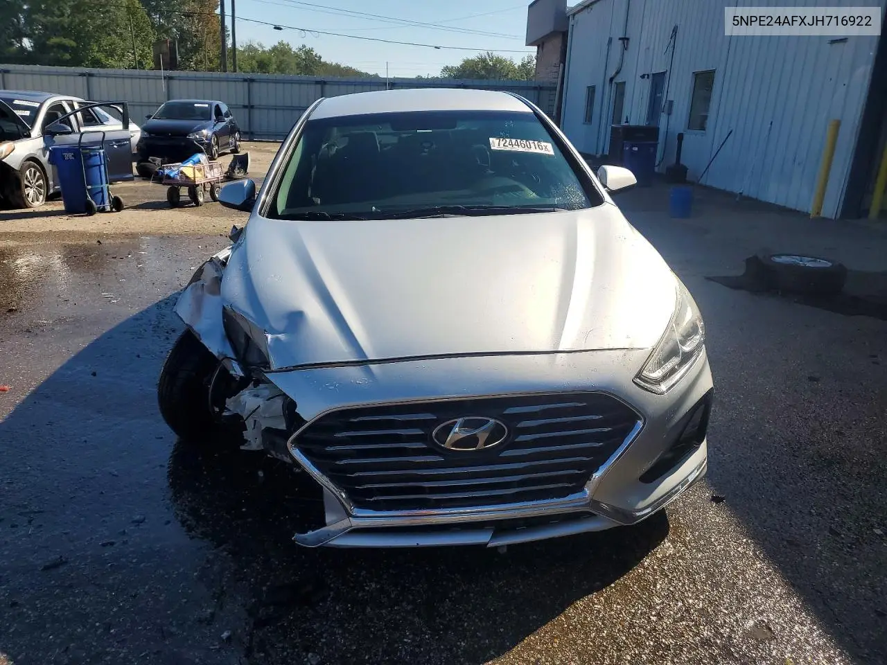 2018 HYUNDAI SONATA VIN 5NPE24AFXJH716922 — фото 5