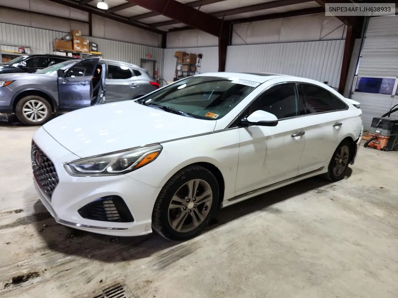 HYUNDAI SONATA 2018, VIN 5NPE34AF1JH638933
