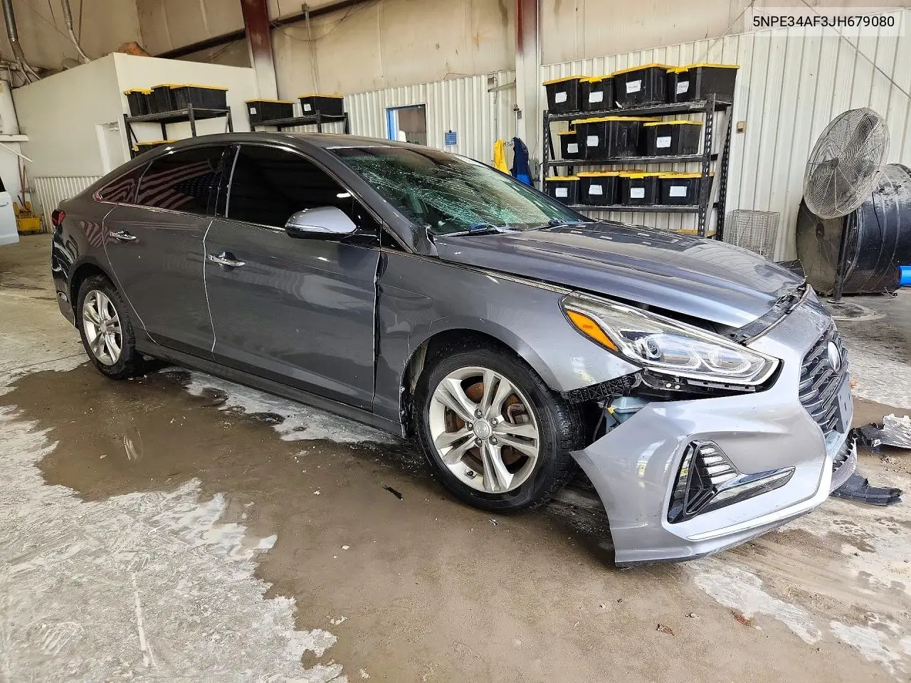 2018 HYUNDAI SONATA VIN 5NPE34AF3JH679080 — фото 4