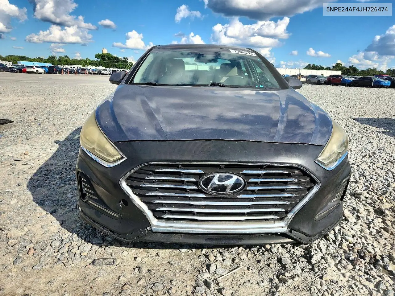 2018 HYUNDAI SONATA VIN 5NPE24AF4JH726474 — фото 5