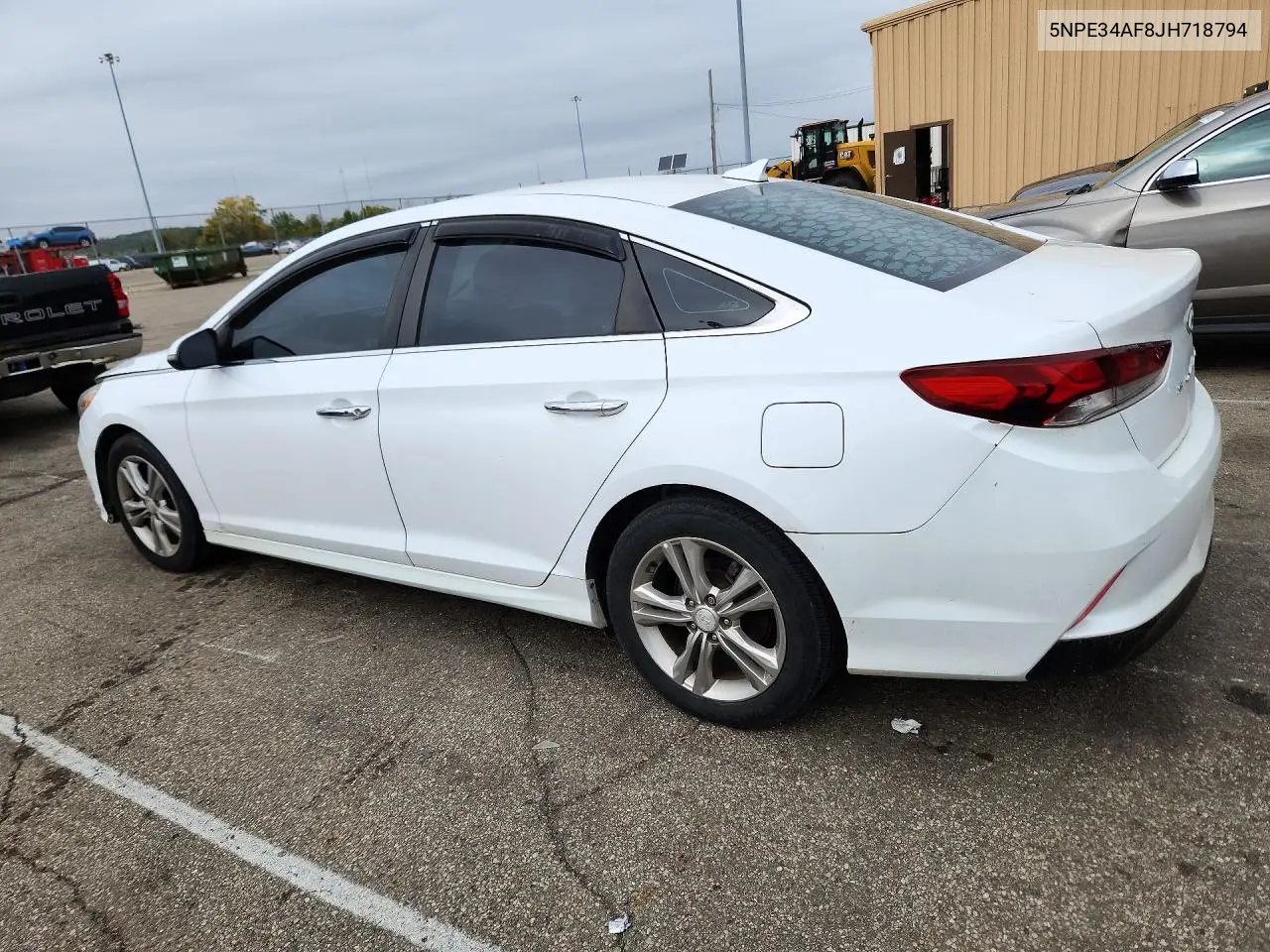 2018 HYUNDAI SONATA VIN 5NPE34AF8JH718794 — фото 2