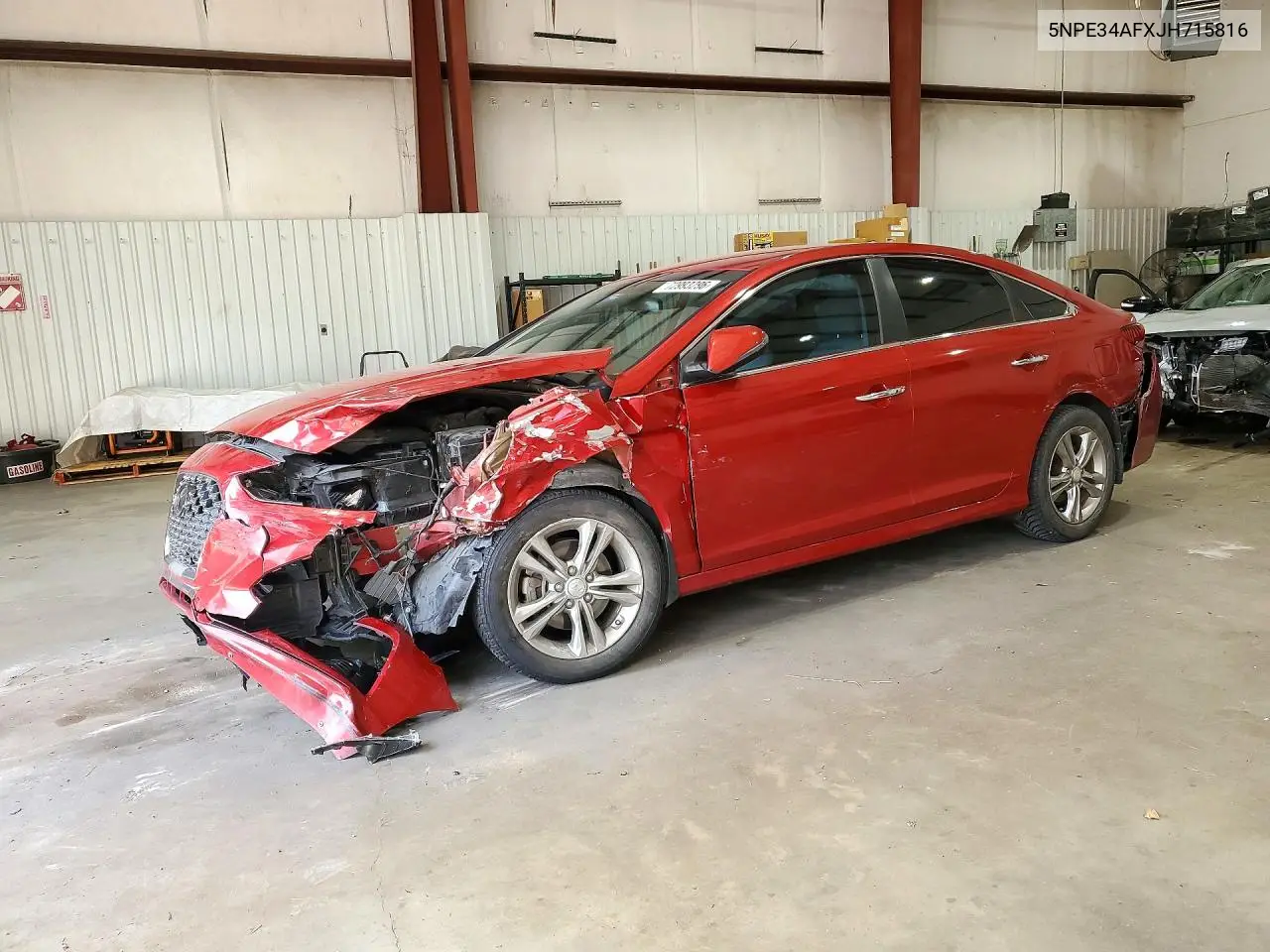 HYUNDAI SONATA 2018, VIN 5NPE34AFXJH715816