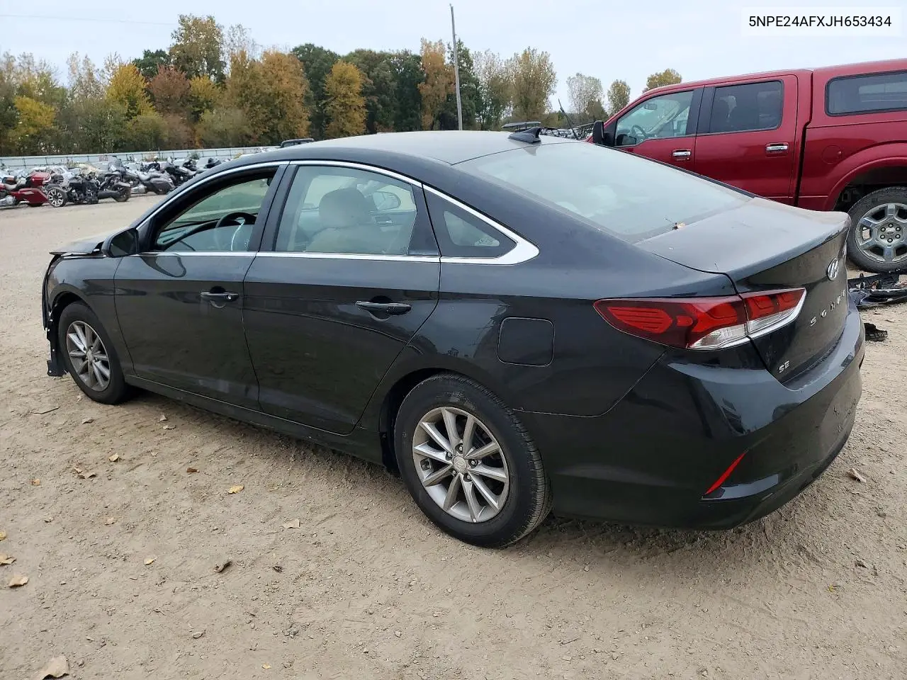 2018 HYUNDAI SONATA VIN 5NPE24AFXJH653434 — фото 2