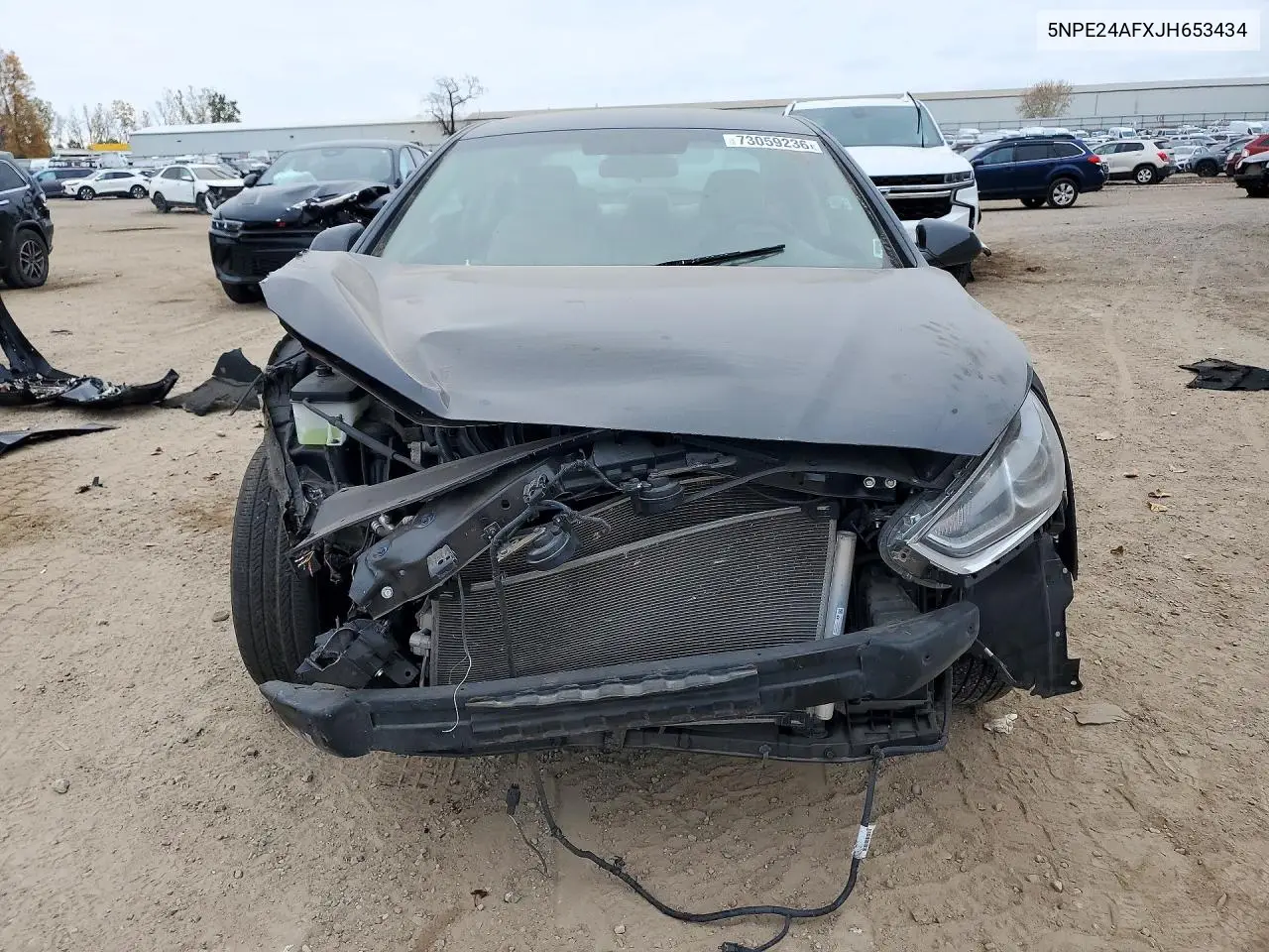 2018 HYUNDAI SONATA VIN 5NPE24AFXJH653434 — фото 5