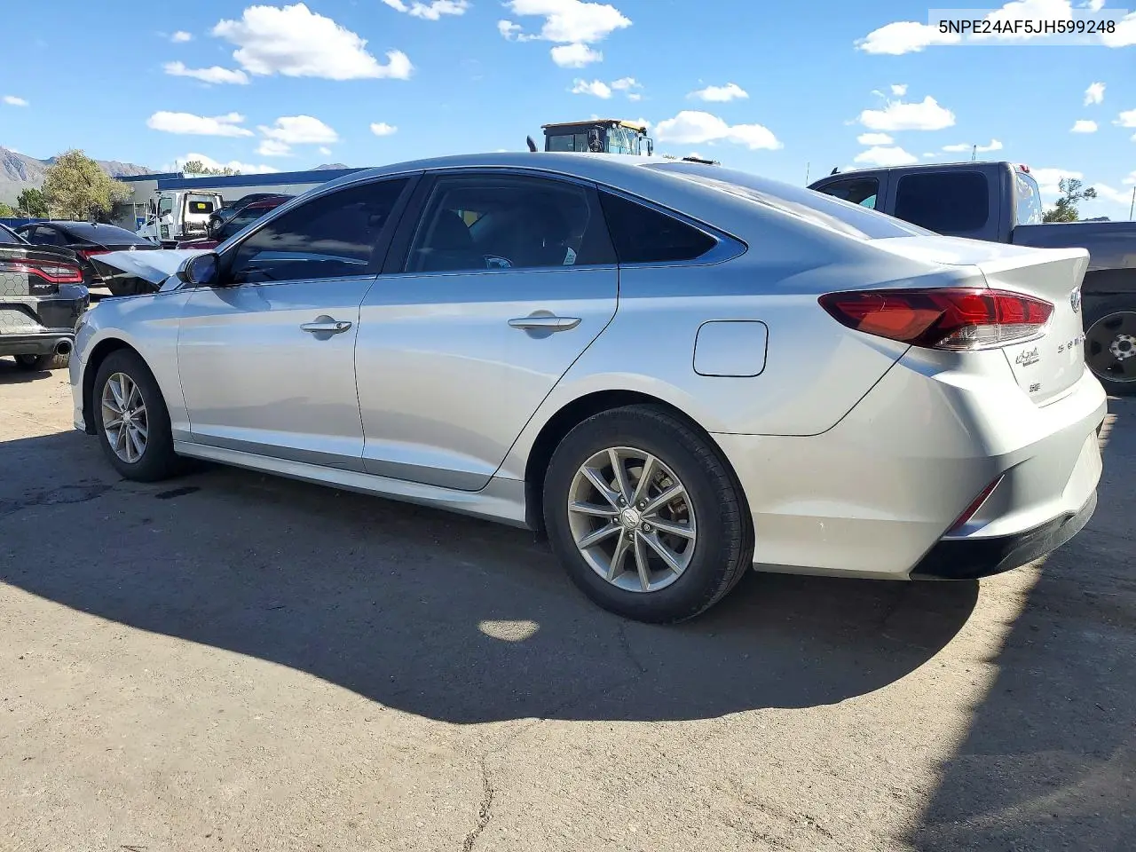 2018 HYUNDAI SONATA VIN 5NPE24AF5JH599248 — фото 2