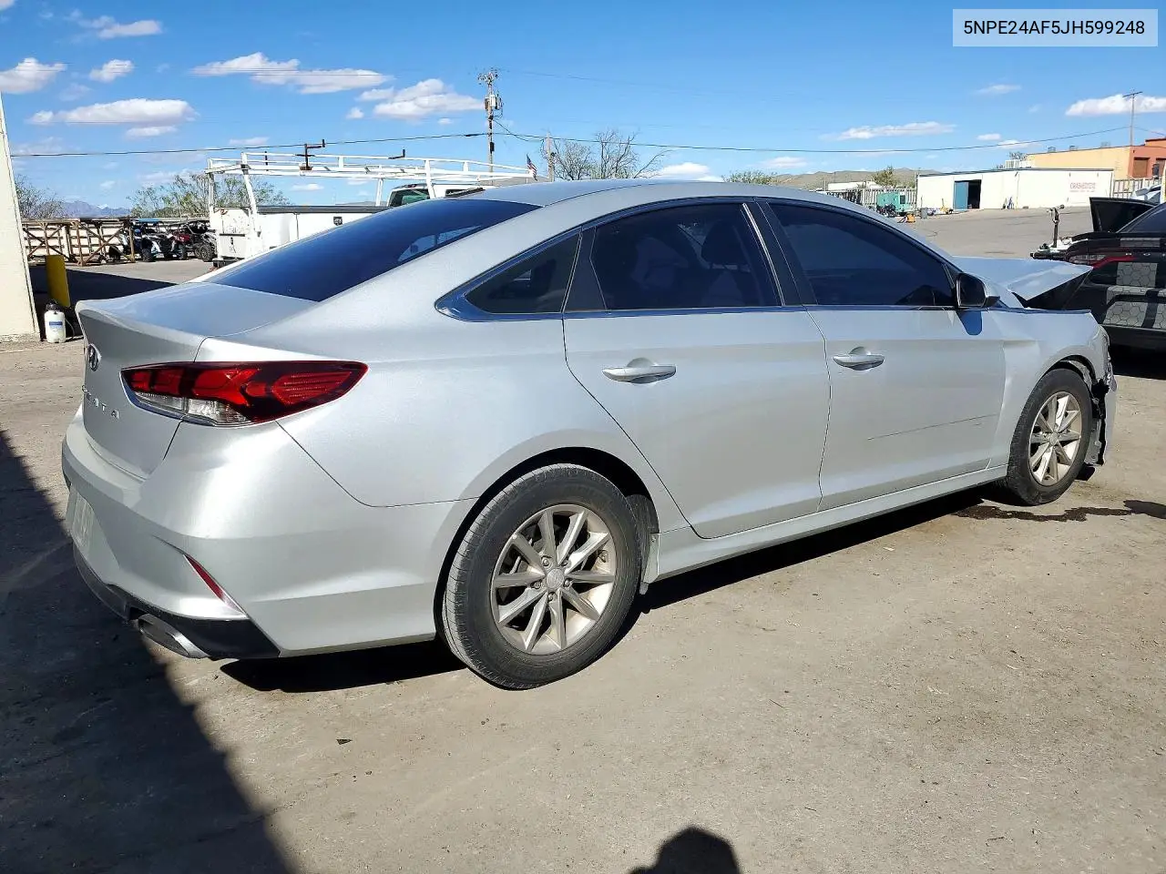 2018 HYUNDAI SONATA VIN 5NPE24AF5JH599248 — фото 3