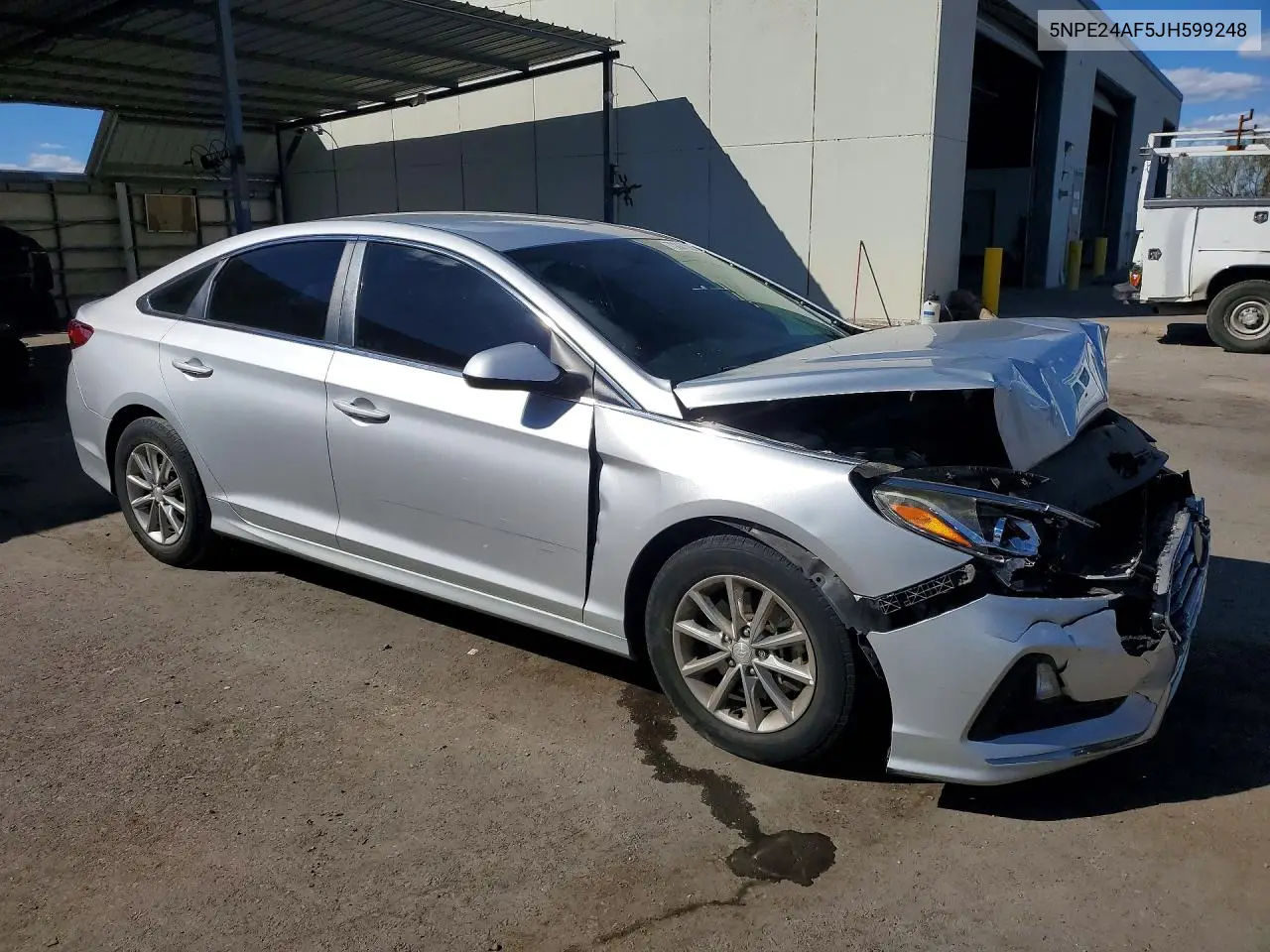 2018 HYUNDAI SONATA VIN 5NPE24AF5JH599248 — фото 4