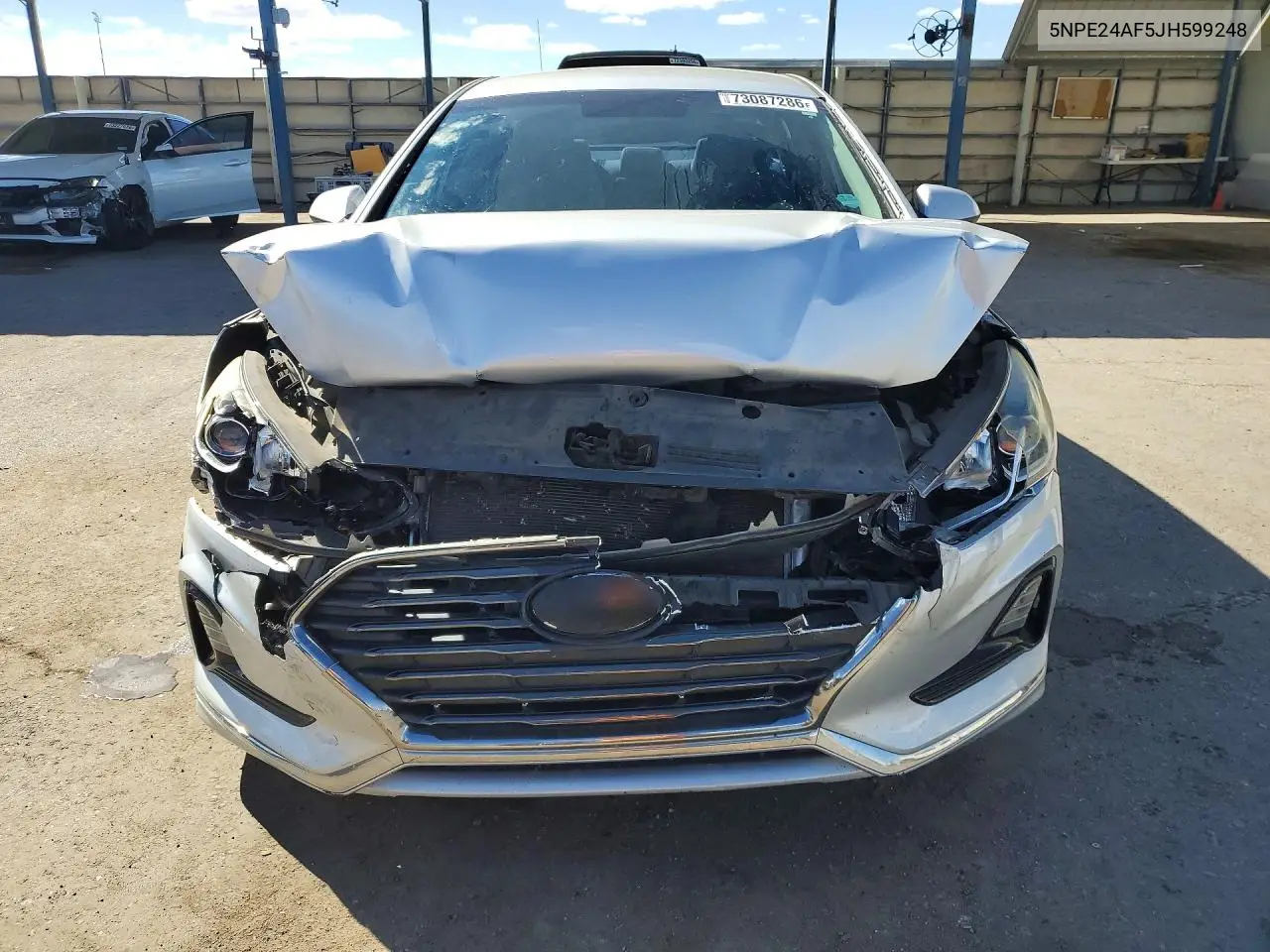 2018 HYUNDAI SONATA VIN 5NPE24AF5JH599248 — фото 5