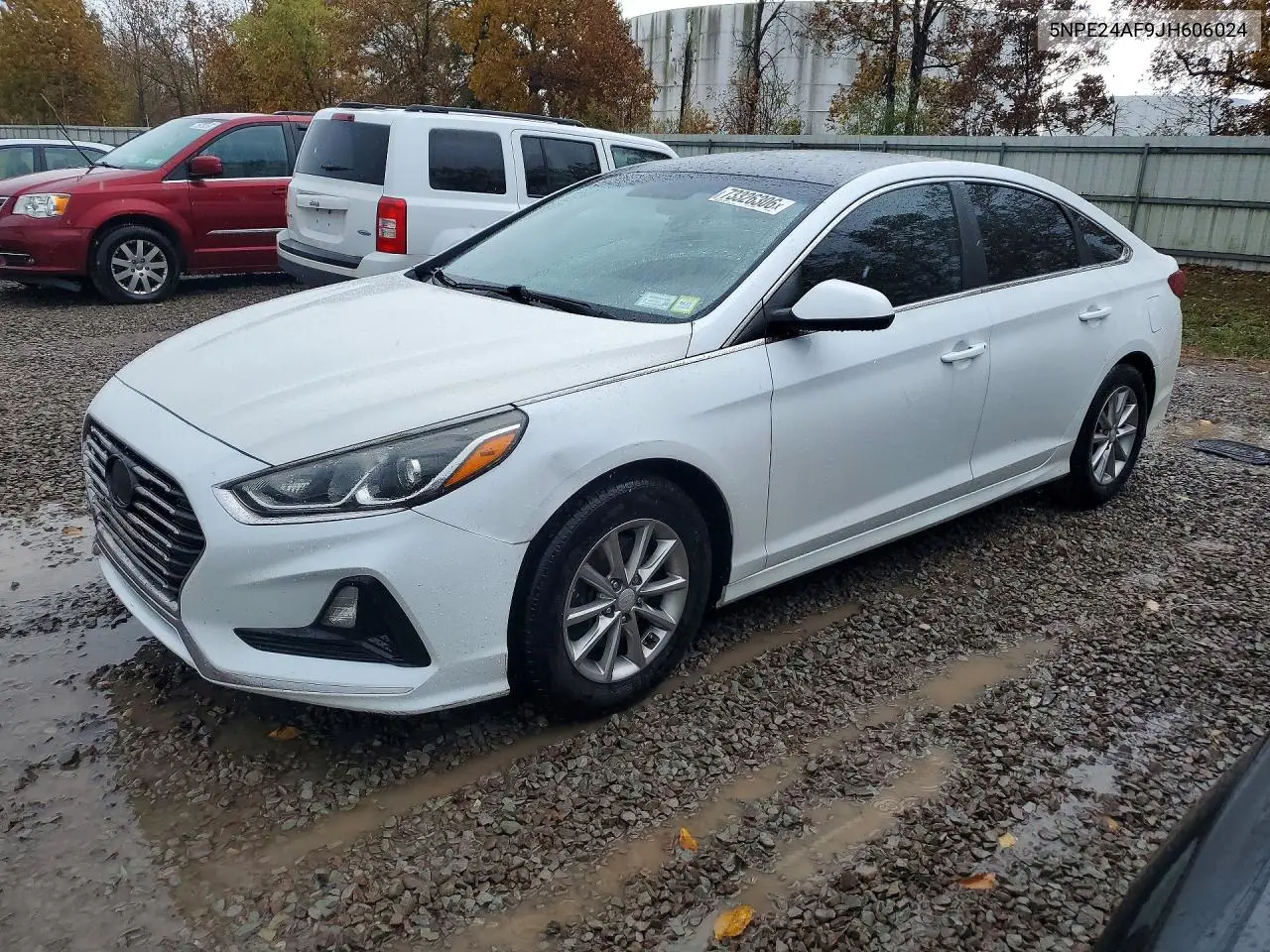 HYUNDAI SONATA 2018, VIN 5NPE24AF9JH606024
