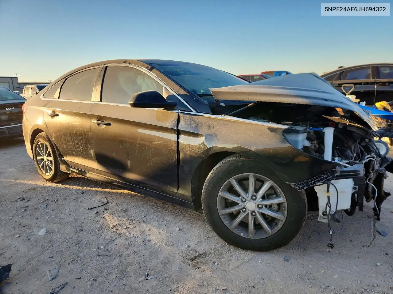 2018 HYUNDAI SONATA VIN 5NPE24AF6JH694322 — фото 4