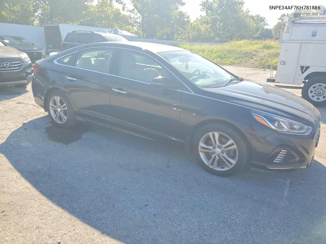 2019 HYUNDAI SONATA VIN 5NPE34AF7KH781886 — фото 4