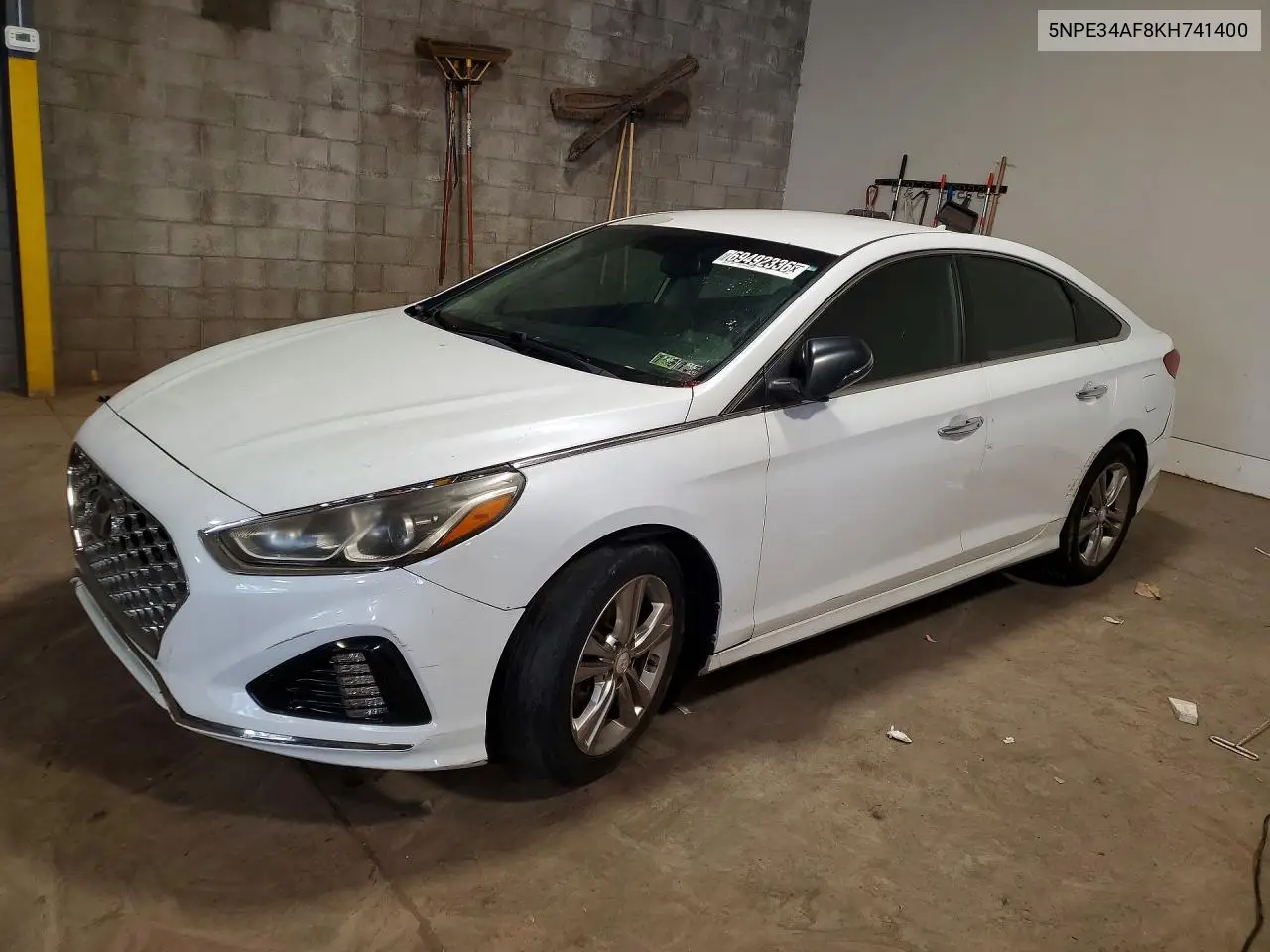 HYUNDAI SONATA 2019, VIN 5NPE34AF8KH741400