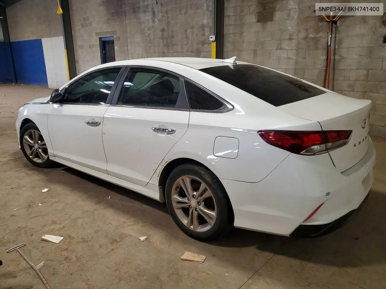 2019 HYUNDAI SONATA VIN 5NPE34AF8KH741400 — фото 2