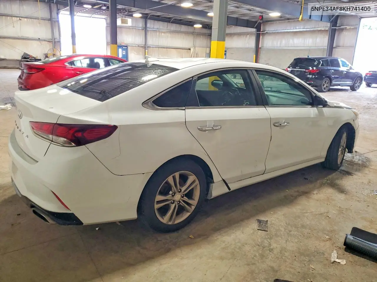 2019 HYUNDAI SONATA VIN 5NPE34AF8KH741400 — фото 3