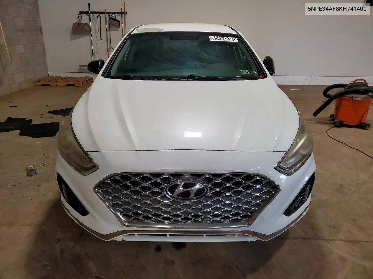 2019 HYUNDAI SONATA VIN 5NPE34AF8KH741400 — фото 5