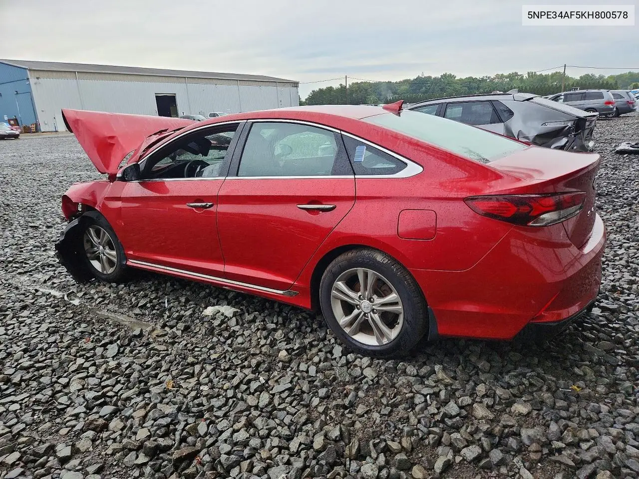 2019 HYUNDAI SONATA VIN 5NPE34AF5KH800578 — фото 3