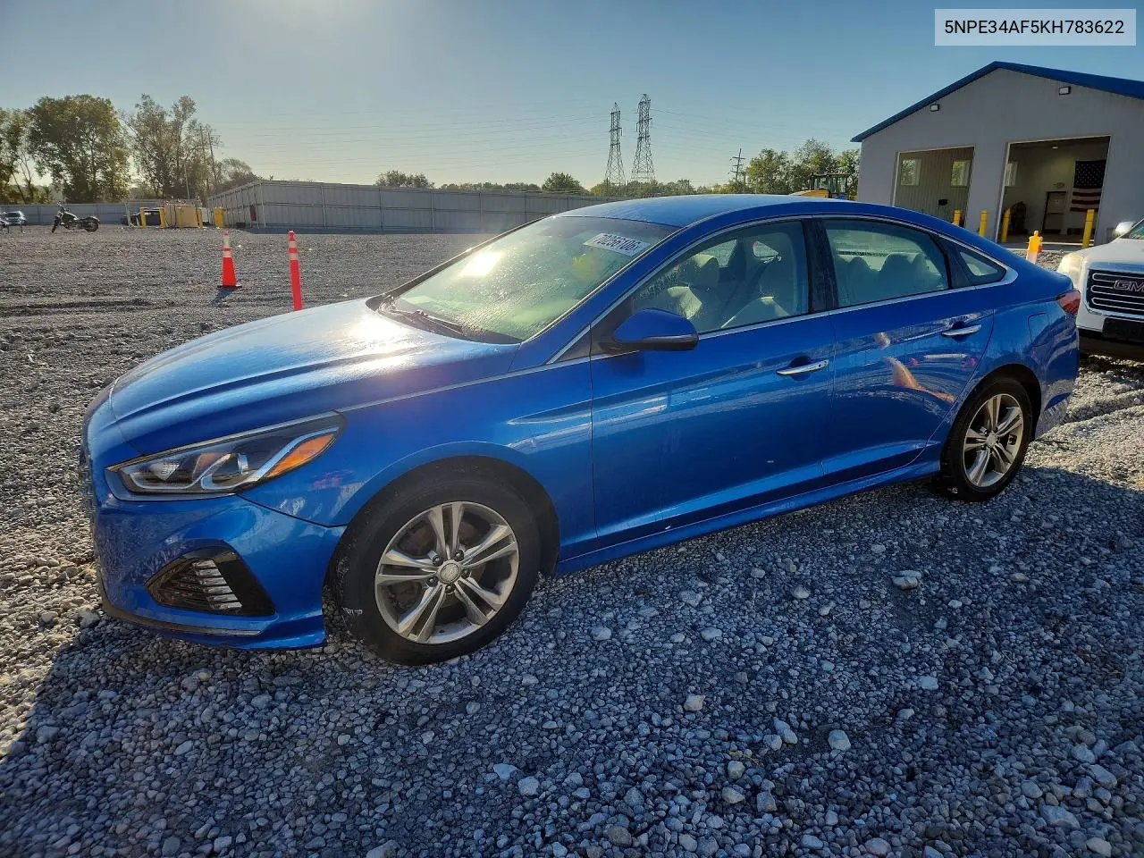 HYUNDAI SONATA 2019, VIN 5NPE34AF5KH783622