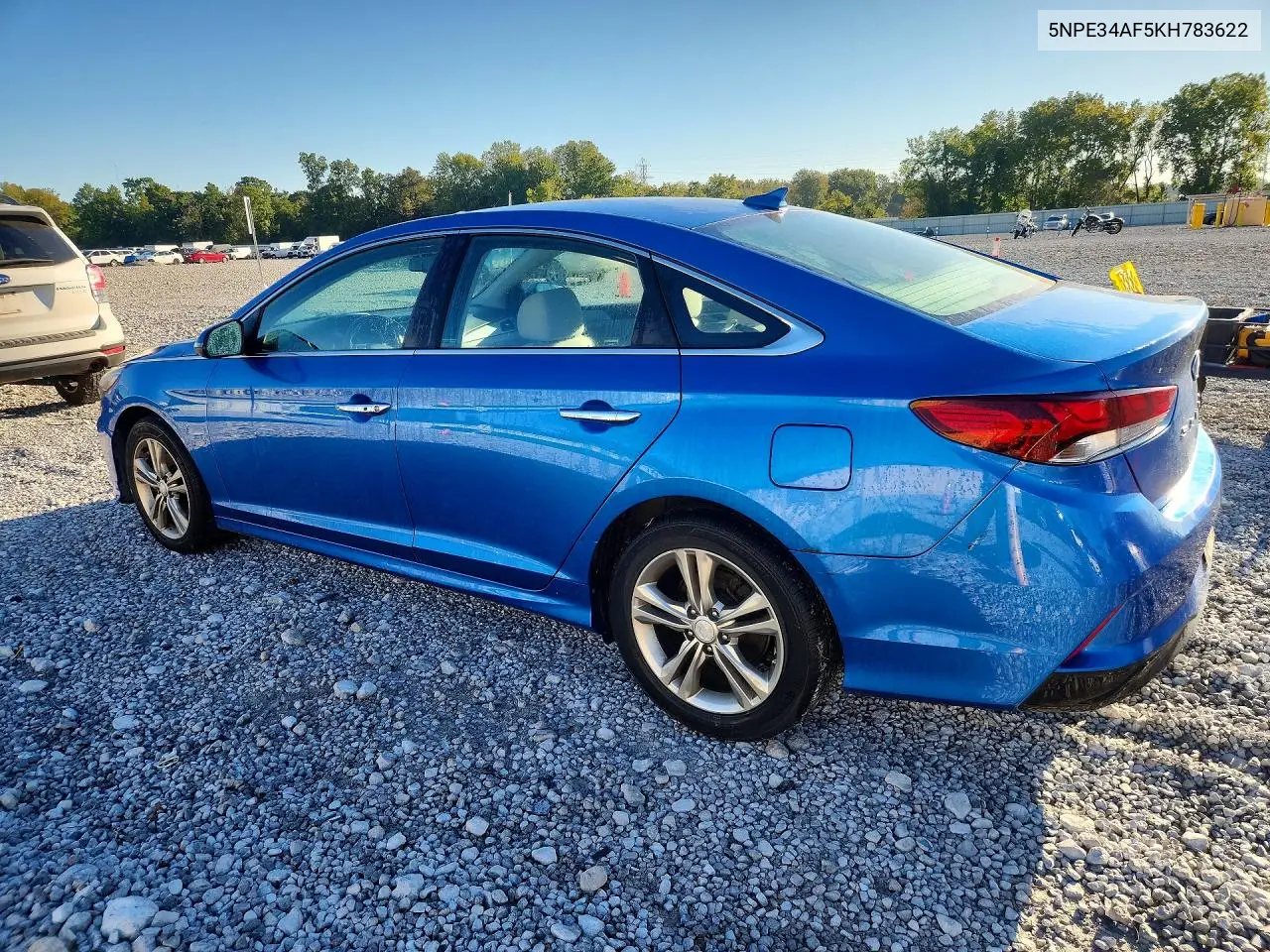 2019 HYUNDAI SONATA VIN 5NPE34AF5KH783622 — фото 2