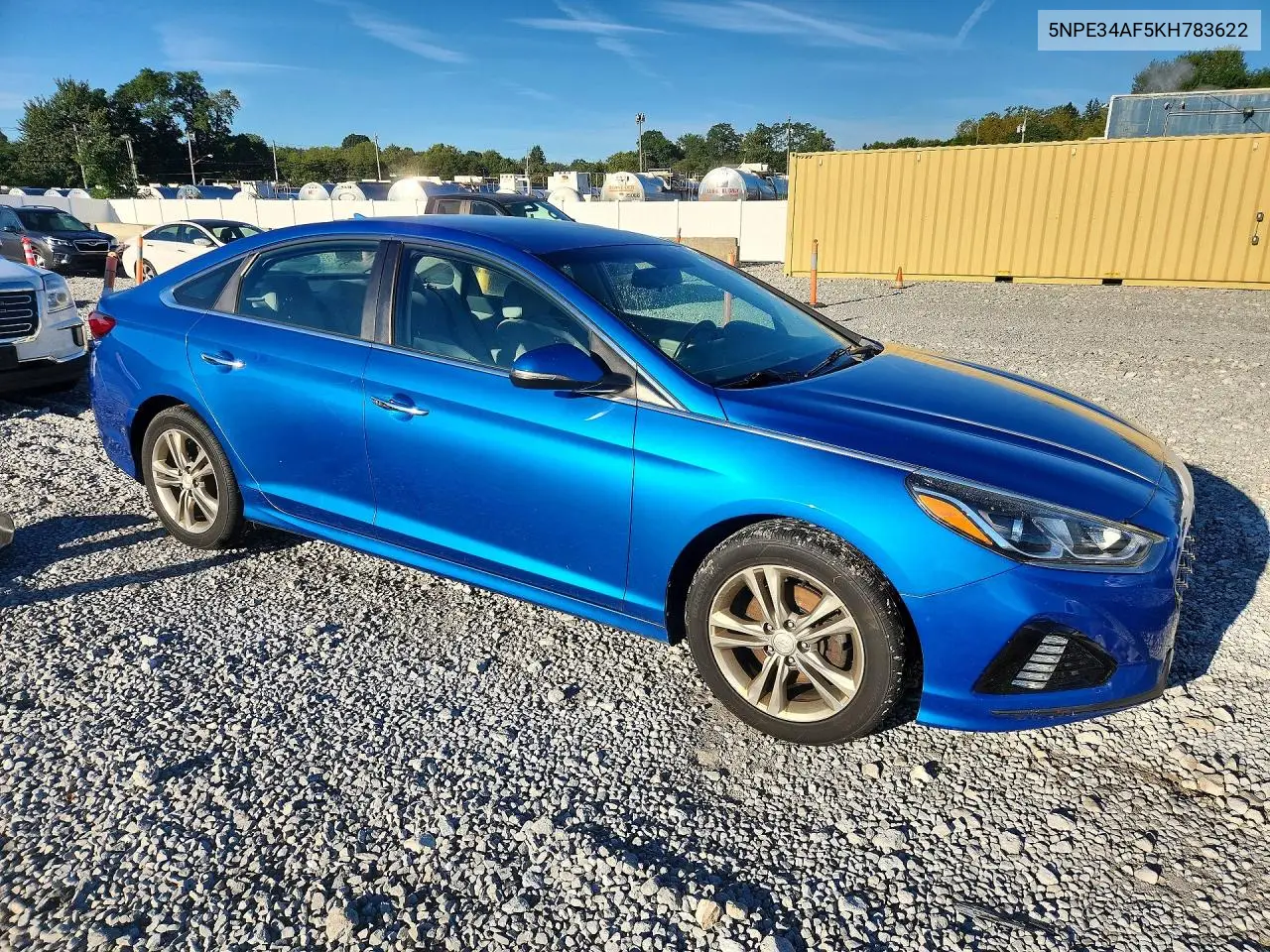 2019 HYUNDAI SONATA VIN 5NPE34AF5KH783622 — фото 4