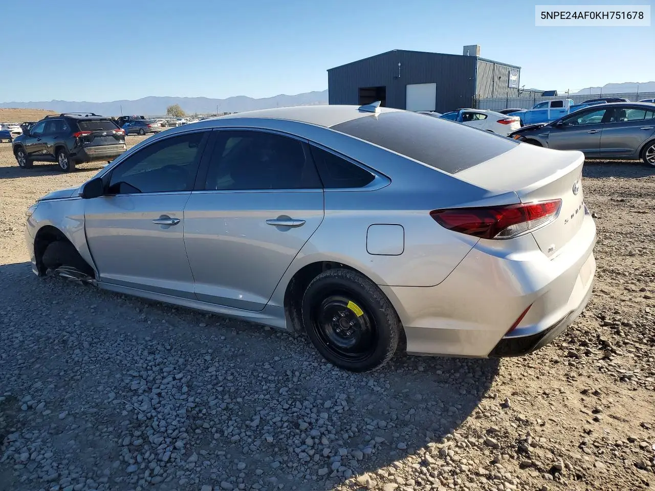 2019 HYUNDAI SONATA VIN 5NPE24AF0KH751678 — фото 2