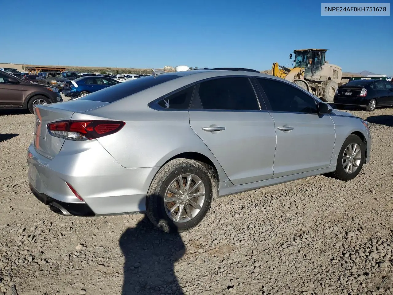 2019 HYUNDAI SONATA VIN 5NPE24AF0KH751678 — фото 3
