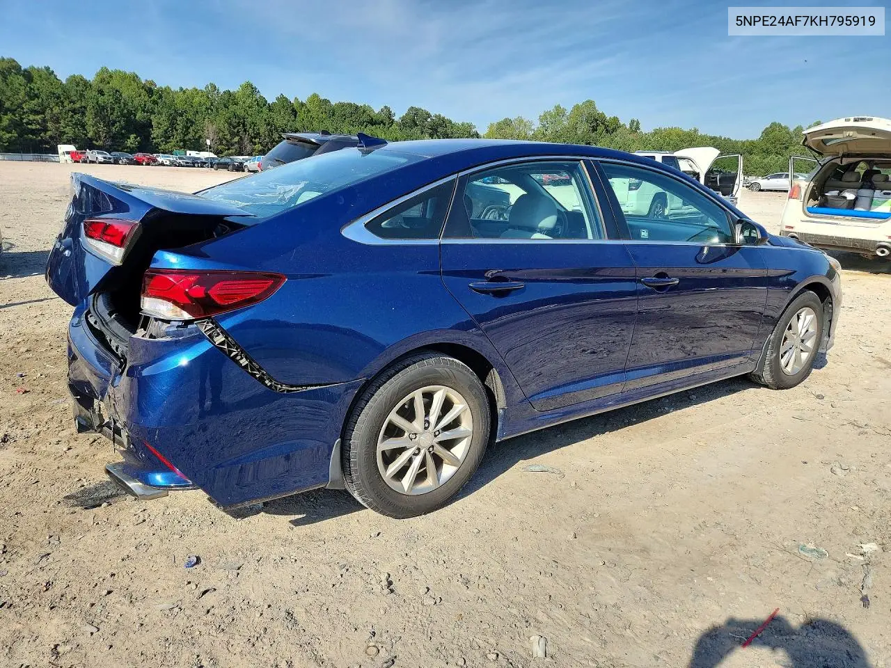 2019 HYUNDAI SONATA VIN 5NPE24AF7KH795919 — фото 3