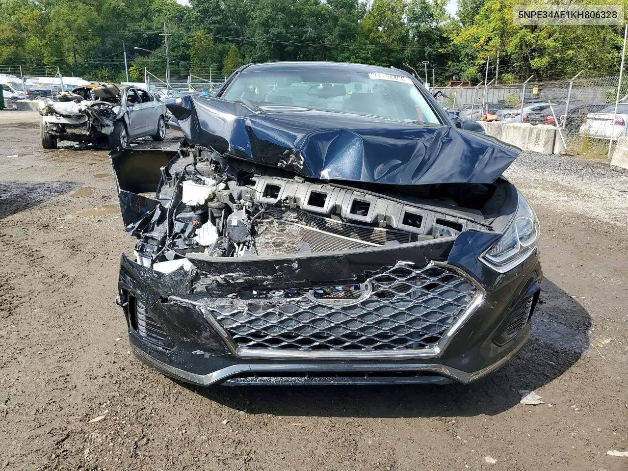 2019 HYUNDAI SONATA VIN 5NPE34AF1KH806328 — фото 5