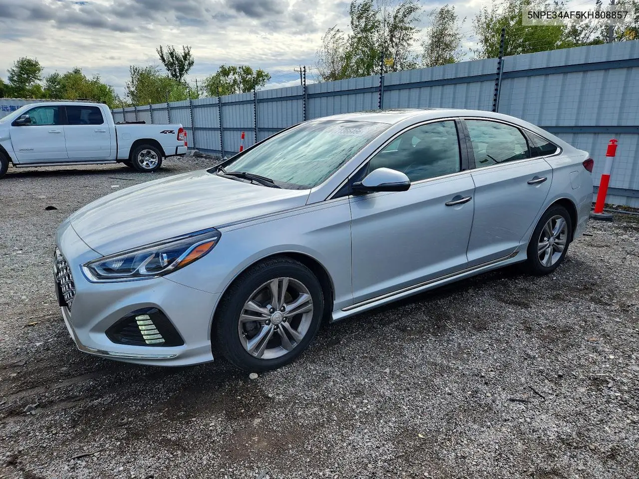 HYUNDAI SONATA 2019, VIN 5NPE34AF5KH808857