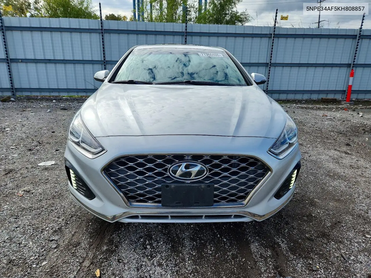 2019 HYUNDAI SONATA VIN 5NPE34AF5KH808857 — фото 5