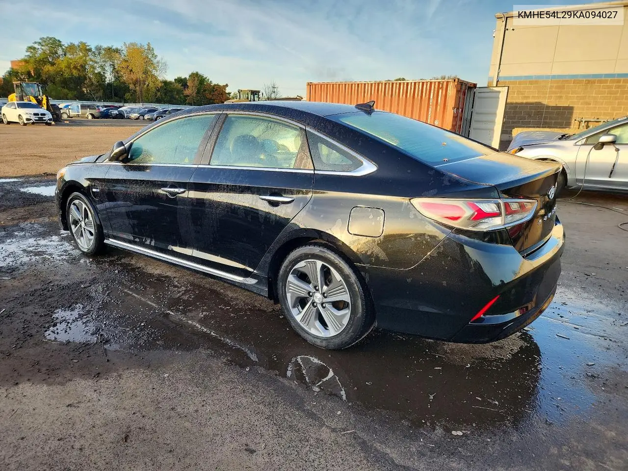 2019 HYUNDAI SONATA VIN KMHE54L29KA094027 — фото 2