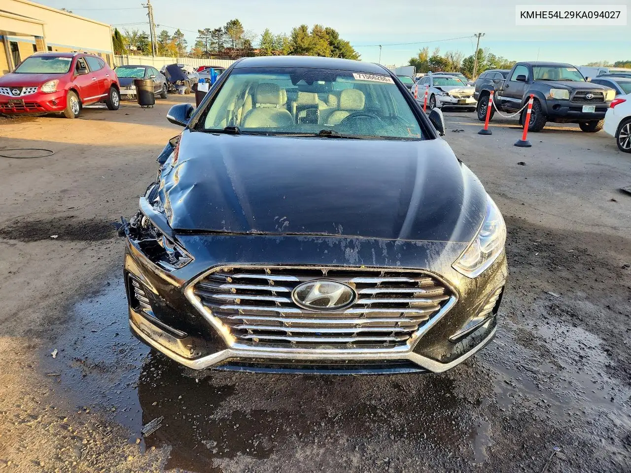 2019 HYUNDAI SONATA VIN KMHE54L29KA094027 — фото 5