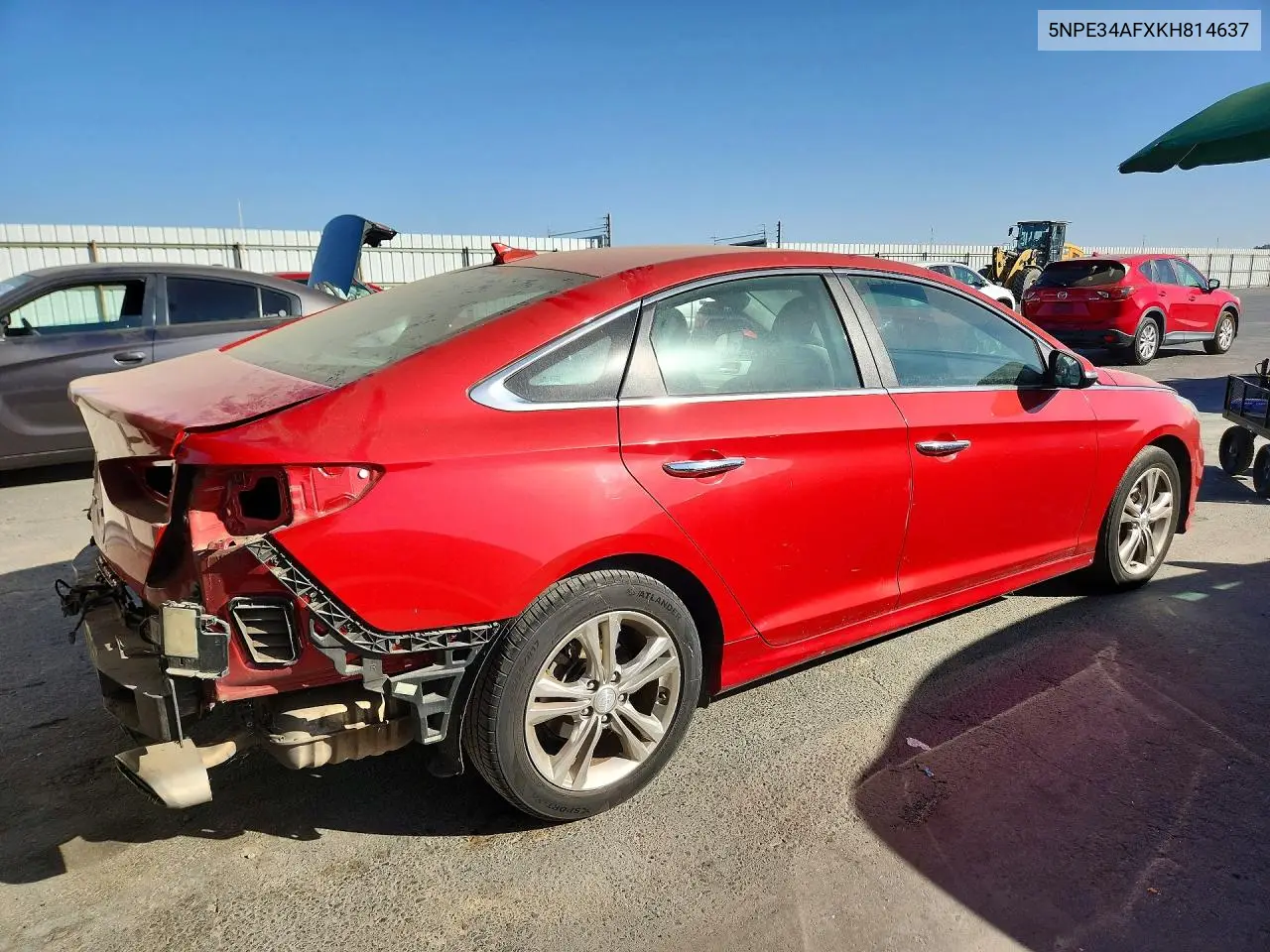 2019 HYUNDAI SONATA VIN 5NPE34AFXKH814637 — фото 3